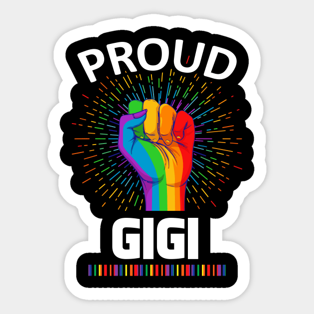 Proud Gigi Gay Lgbt Sticker by adrinalanmaji